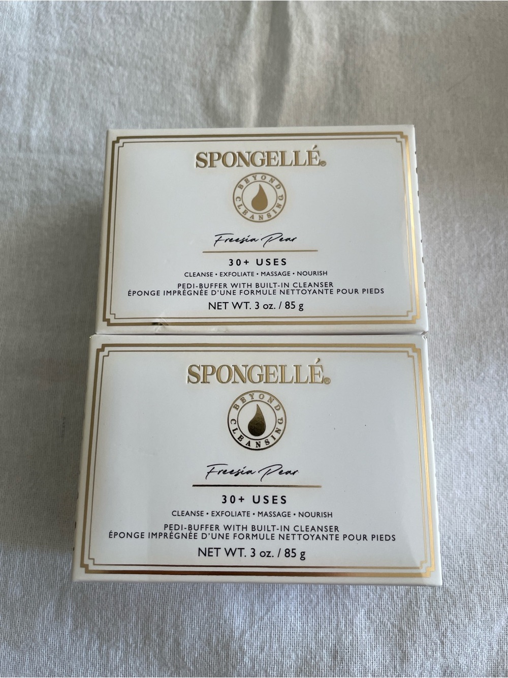 Spongellé Freesia Pear Pedi-Buffer (2 Pack)